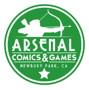 Arsenal Comics & Games logo