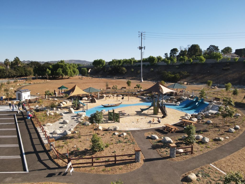 Paige Lane Neighborhood park aerial view