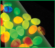 image of colorful eggs from Flashlight Egg Hunt