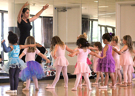image of Princess ballet class with CRPD