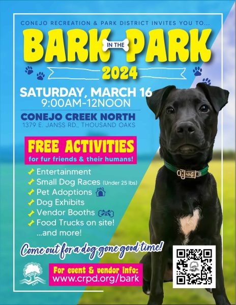Bark in the Park 2024 Flyer