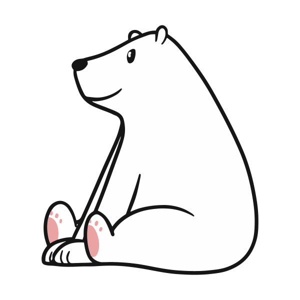 illustration of polar bear