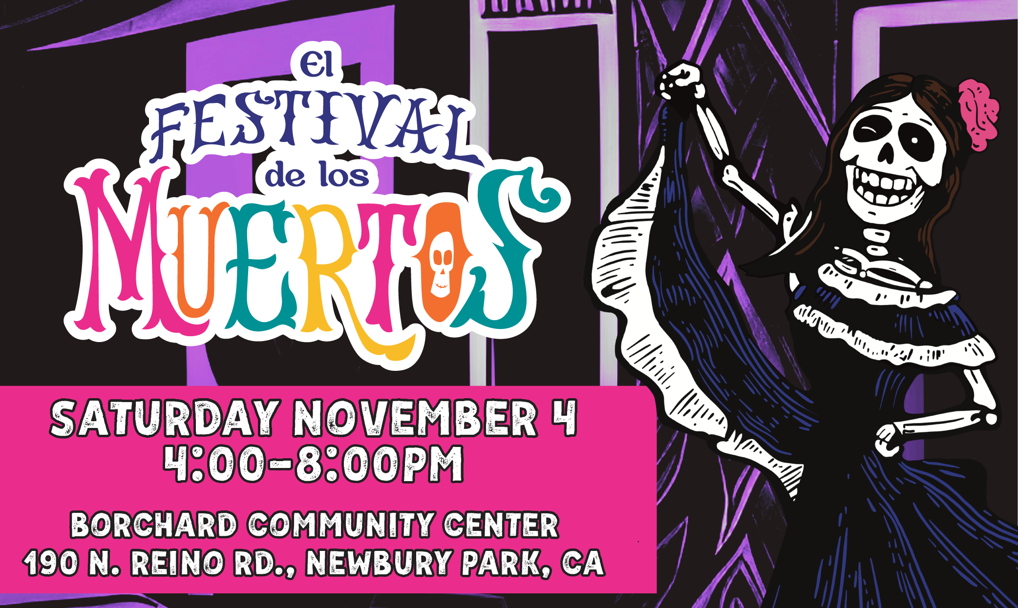 Festival De Los Muertos Flyer