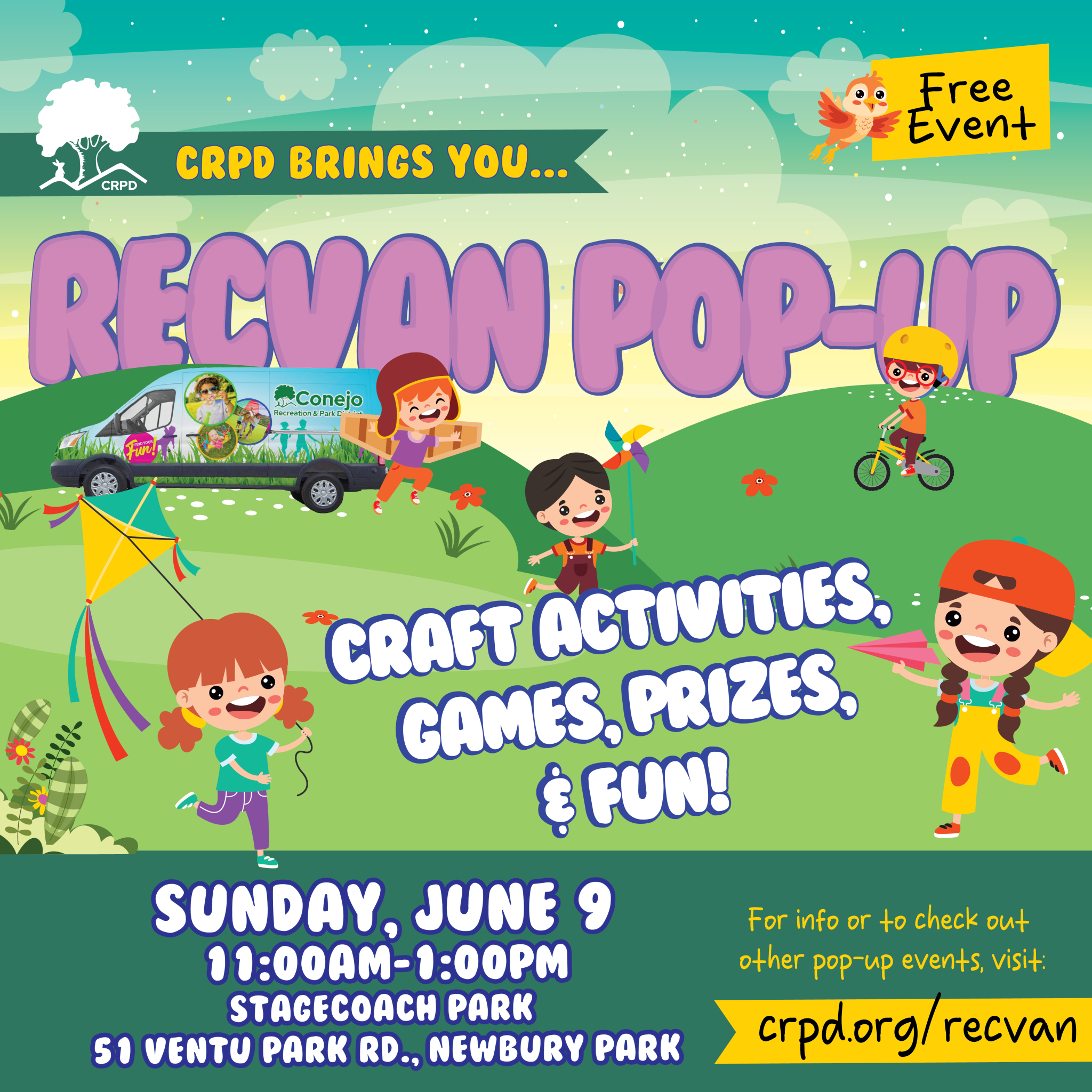 CRPD RecVan Pop Up June 9